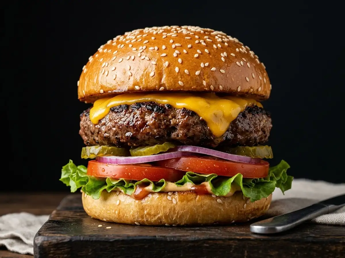origen cultural de la hamburguesa y sus ingredientes tradicionales