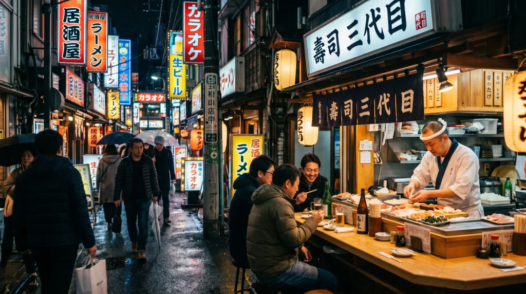 aventura culinaria en Tokio Japón
