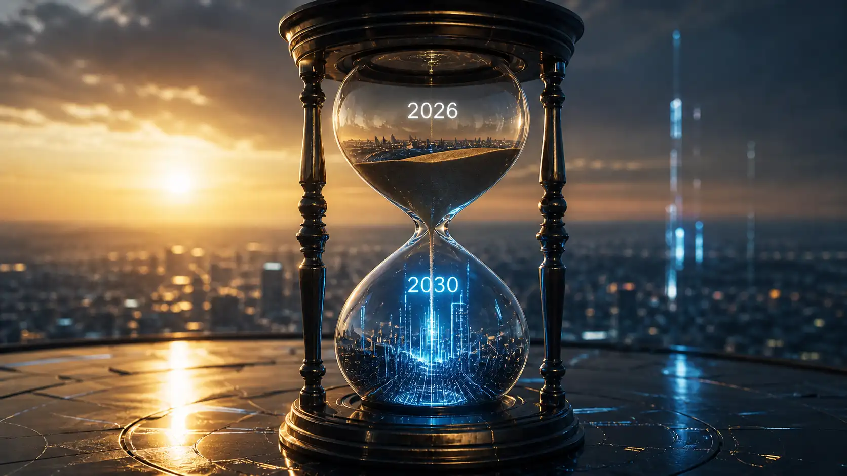 ): Representación visual de los increíbles cambios tecnológicos que transformarán nuestro futuro en 2030.