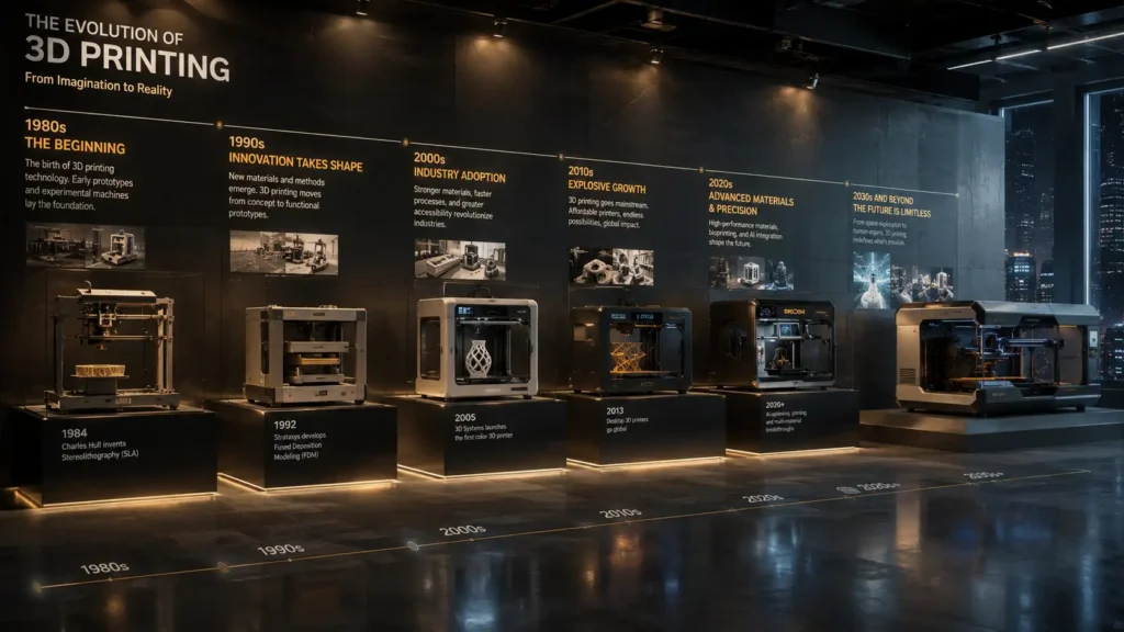 Historia de la tecnología 3d y su evolución industrial.